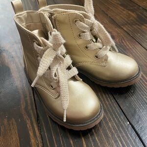 Gold Kids Boots